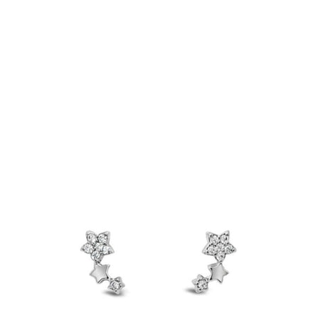 Absolute Silver Tiny Star Stud Earrings