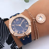 Guess Cosmo Rose Gold & Navy Watch