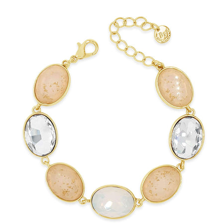 Absolute Gold Crystal Stone Bracelet