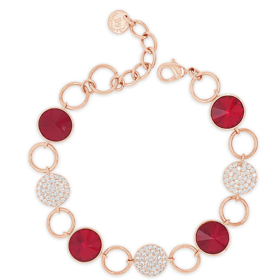 Absolute Rose Gold & Red Bracelet b2123re