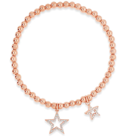 Absolute Rose Gold Double Star Bracelet