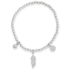 Absolute Floaty Feather Bracelet - SiIver