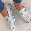 Kate Appleby Anguilla Loafers - Pale Blue