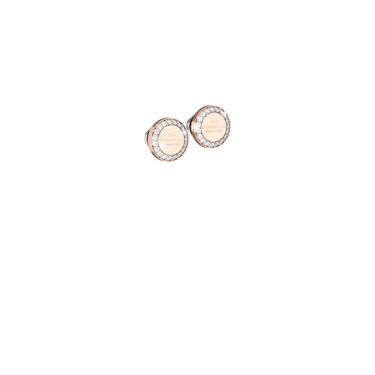 Rebecca Large Rose Gold Stud Earrings