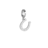 Rebecca My World Silver Lucky Horseshoe Charm