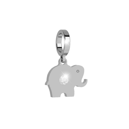 Rebecca My World Silver Elephant charm