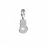 Rebecca My World Silver Cat Charm