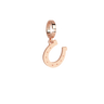 Rebecca My World Rose Gold Lucky Horseshoe Charm
