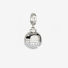 Rebecca My World Silver Crystal Ball Charm