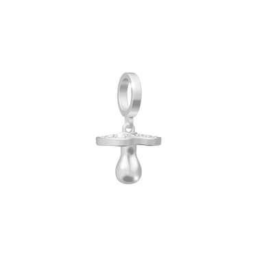 Rebecca My World Silver Pacifier Charm