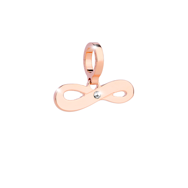 Rebecca My World Rose Gold Infinity Charm