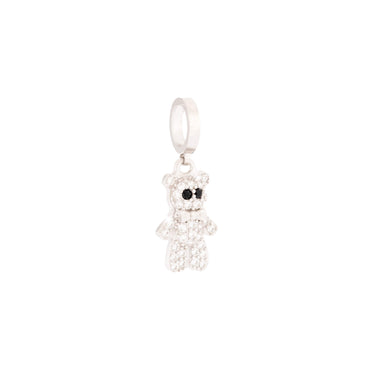 Rebecca Silver Teddy Bear Charm