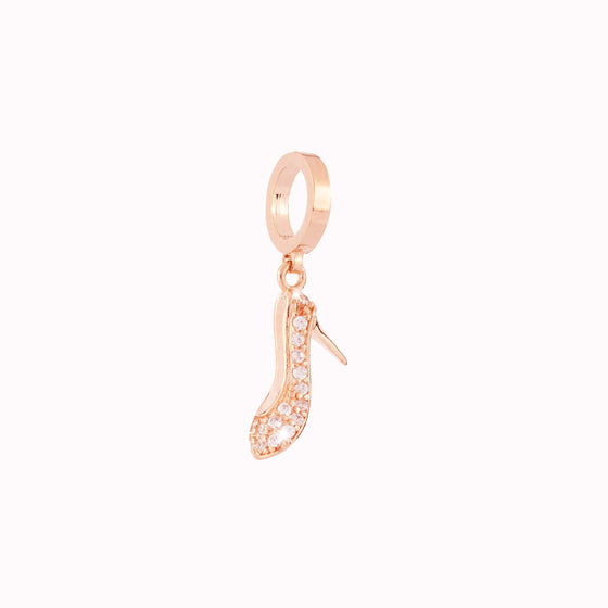 Rebecca Rose Gold Shoe Charm