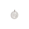 Rebecca My World Silver Large Initial Charm