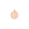 Rebecca My World Rose Gold Large Initial Charm