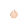 Rebecca My World Rose Gold Large Initial Charm