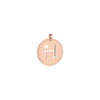 Rebecca My World Rose Gold Large Initial Charm