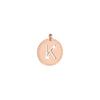 Rebecca My World Rose Gold Large Initial Charm