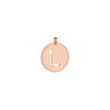 Rebecca My World Rose Gold Large Initial Charm