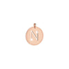 Rebecca My World Rose Gold Large Initial Charm