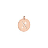 Rebecca My World Rose Gold Large Initial Charm