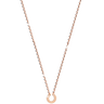 Rebecca My World Rose Gold Horseshoe Necklace