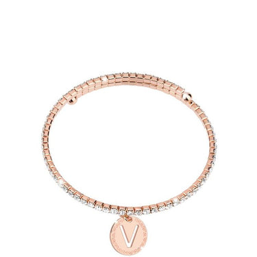 Rebecca My World Rose Gold Glam Bangle - V