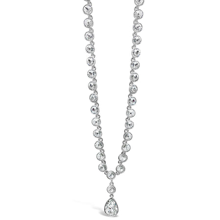 Absolute Silver Crystal Necklace C198SL