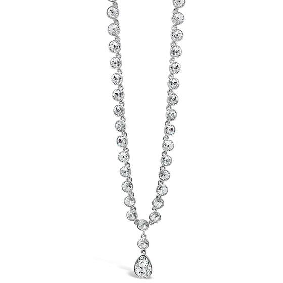 Absolute Silver Crystal Necklace C198SL