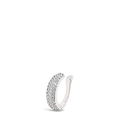 Absolute Silver Pave Cuff cuf105sl