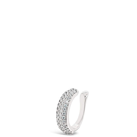 Absolute Silver Pave Cuff