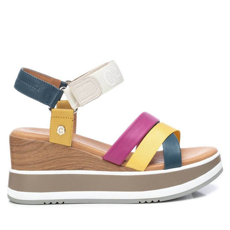 Carmela Colour Block Platform Sandals