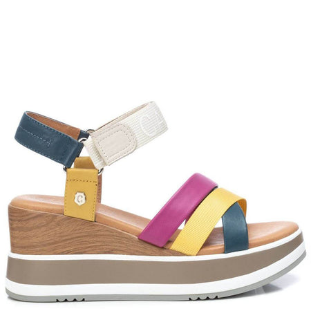 Carmela Colour Block Platform Sandals