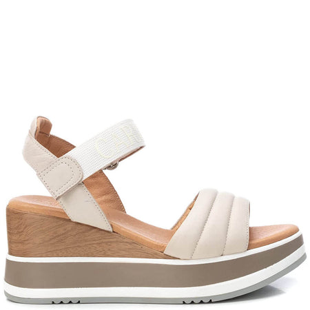 Carmela Cream Platform Sandals