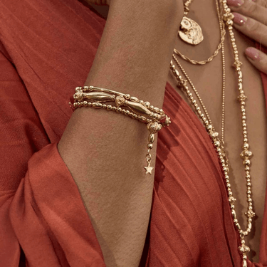 ChloBo Fearless Bracelet Set Gold