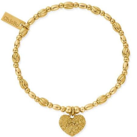 ChloBo Shining Heart Bracelet - Gold
