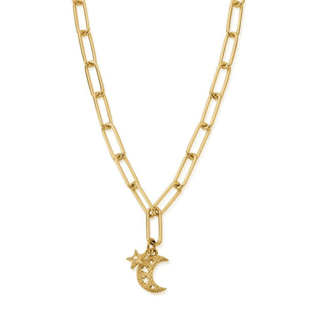 ChloBo Link Chain Hope & Guidance Necklace - Gold
