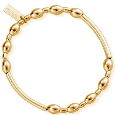 ChloBo Noodle Rice Bracelet - Gold