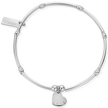 ChloBo Noodle Sparkle Rice Love Disc Bracelet