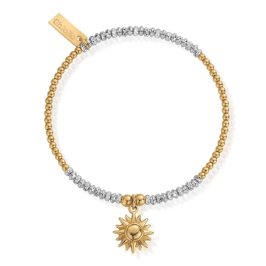 ChloBo Sparkle Sun Bracelet - Gold & Silver