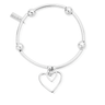 Chlobo Noodle Ball Double Heart Bracelet
