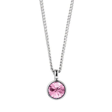 Dyrberg Kern Ette Silver Necklace - Light Rose