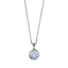 Dyrberg Kern Ette Silver Necklace - Light Sapphire