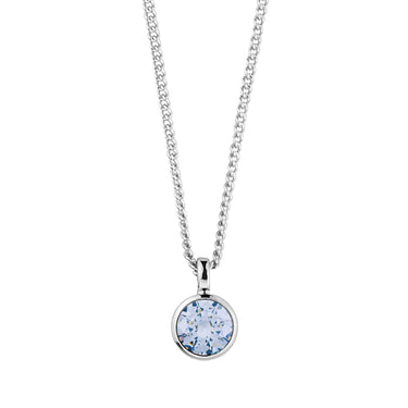 Dyrberg Kern Ette Silver Necklace - Light Sapphire