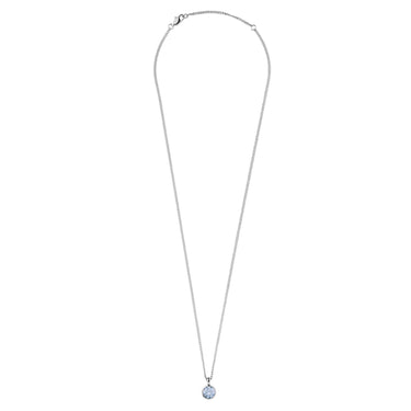 Dyrberg Kern Ette Silver Necklace - Light Sapphire
