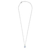 Dyrberg Kern Ette Silver Necklace - Light Sapphire