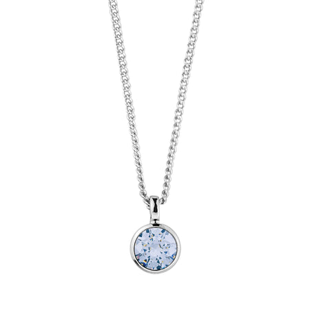 Dyrberg Kern Ette Silver Necklace - Light Sapphire