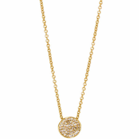 Dyrberg Kern Leah Necklace - Gold Crystal