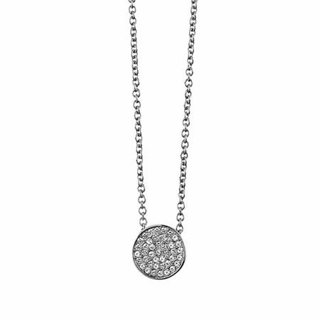 Dyrberg Kern Leah Necklace - Silver Crystal