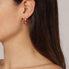 Dyrberg Kern Louise Gold Earrings - Pink
